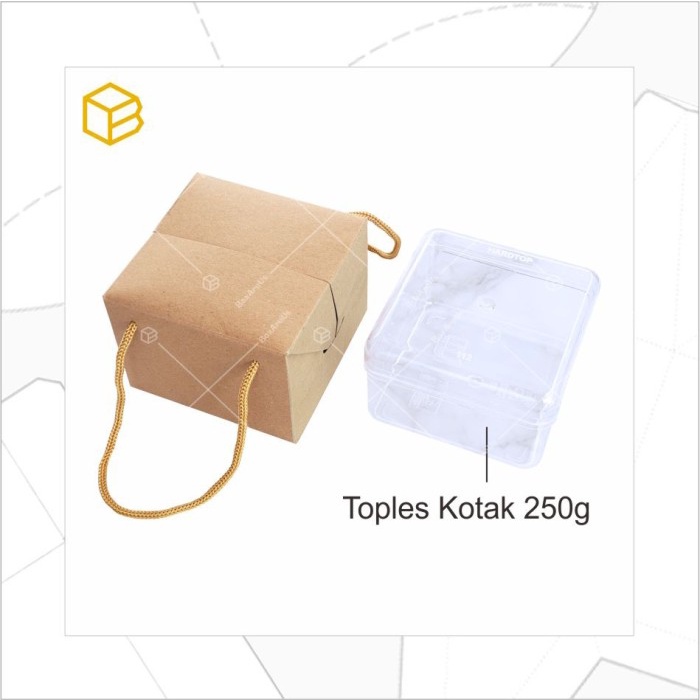 

(TERLARIS) Paper Bag Kantong Tas Kertas Paperbag Kemasan Kue Cake Toples Bag 11Cm