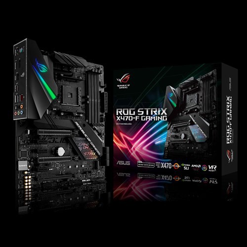 ASUS ROG STRIX X470-F GAMING AM4 DDR4 MOTHERBOARD AMD