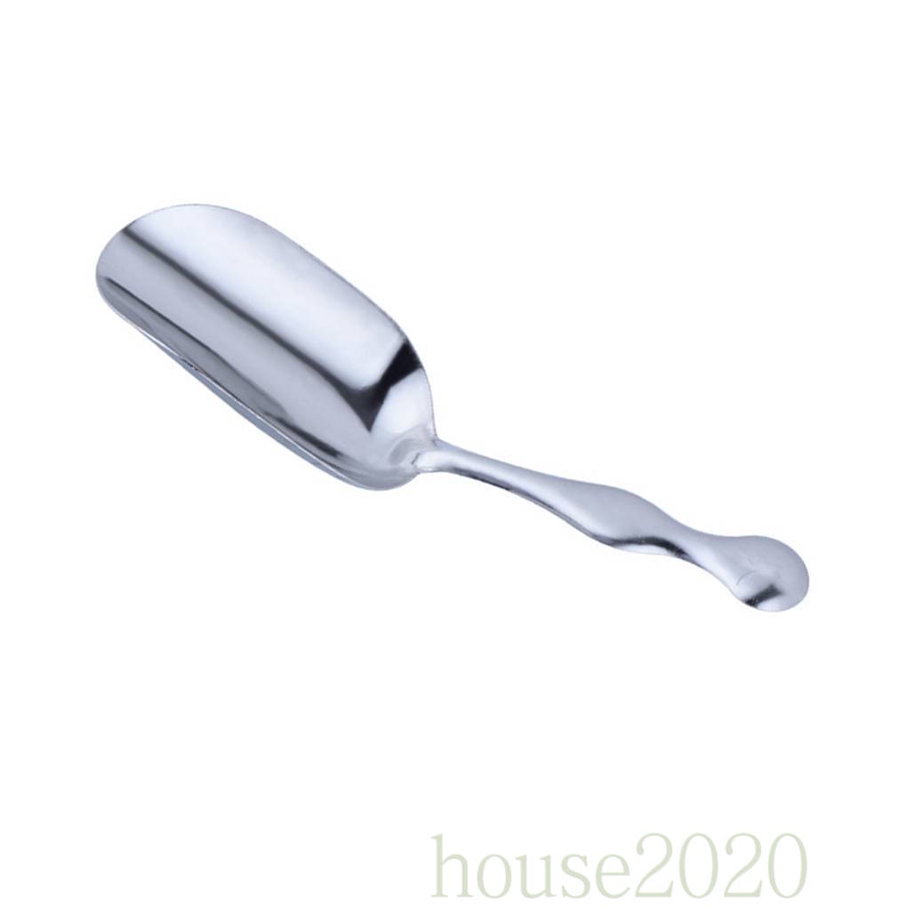 [house2020]Stainless Steel Dinner Curved Mini Tea Spoon Household Use Fruit Appetizer Dessert Tea Spoon