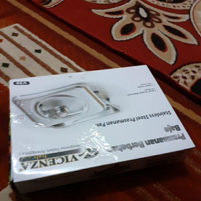 Set Prasmanan Stainless Steel Vicenza V30 Garansi Original