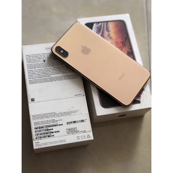 iphone xs max 64Gb Resmi ibox Pa/a Fullset second original