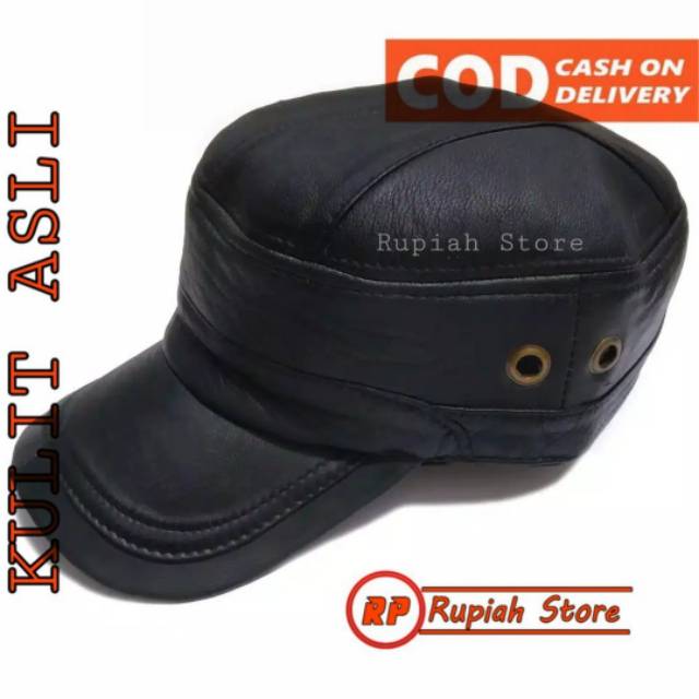 Topi Komando Kulit Domba Asli (COD)