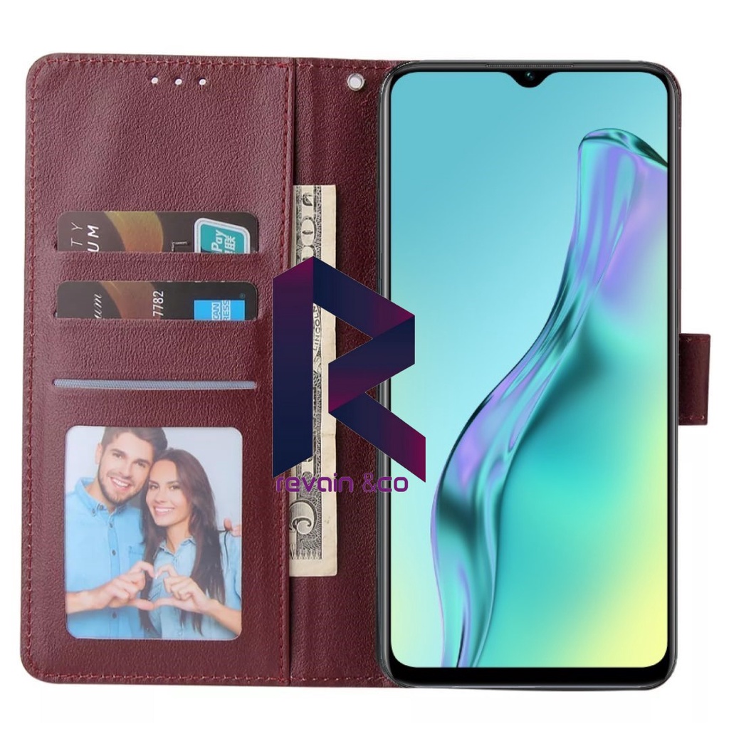 CASE INFINIX HOT 8 FLIP WALLET LEATHER KULIT PREMIUM FLIP COVER SARUNG BUKA TUTUP FLIP CASE INFINIX HOT 8