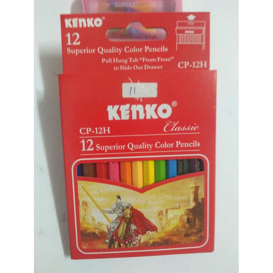 

Pensil 12 Warna Pendek KENKO Classic