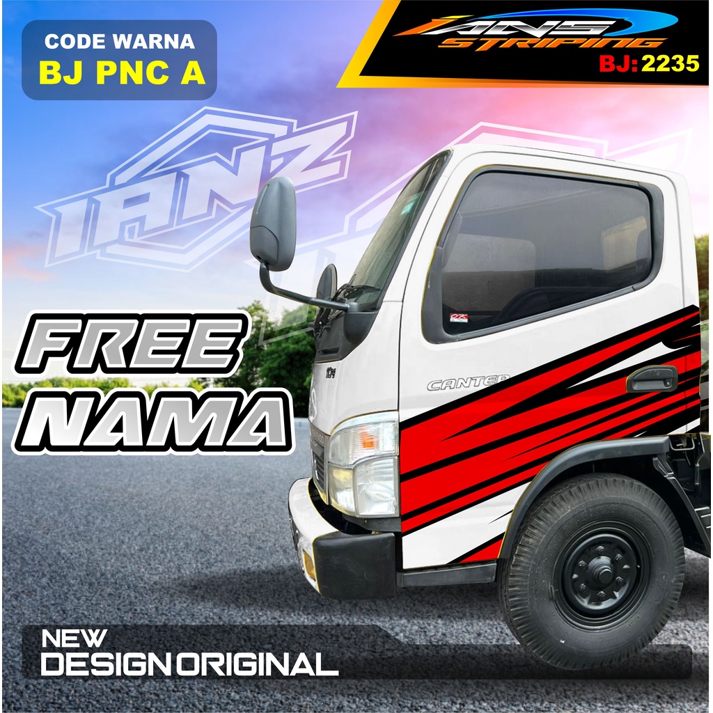 STIKER VARIASI PINTU TRUK FUSO RAGASA / DECAL PINTU DUMTRUK  / STIKER MOBIL TRUK / STIKER PINTU TRUK KEREN