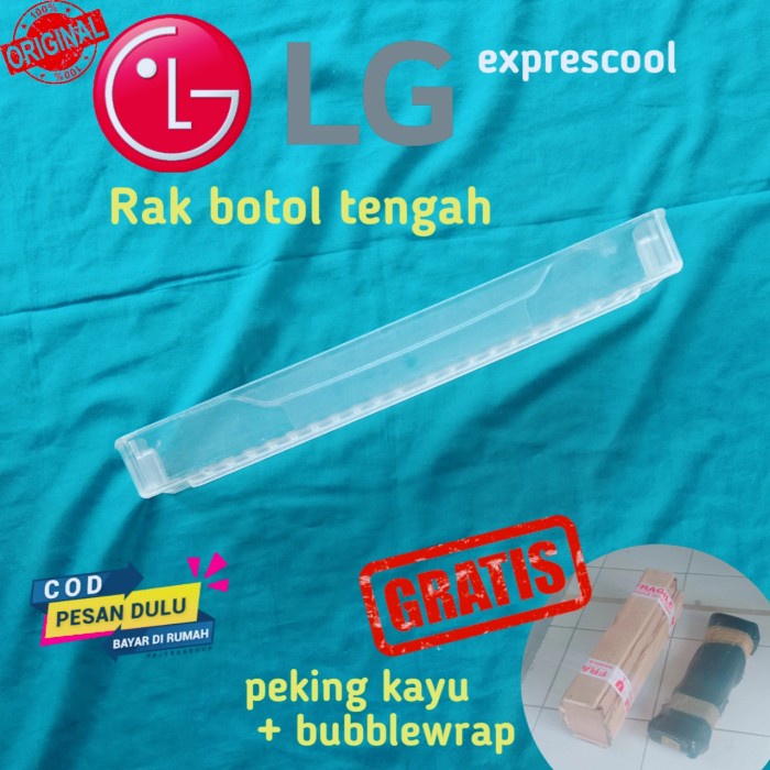 Rak Botol Rak Minum Kulkas Lg Exprescool 1Pintu Bekas - Kamusneptunus