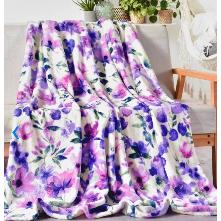 Arthome Selimut Fleece Flower 150x200 Cm
