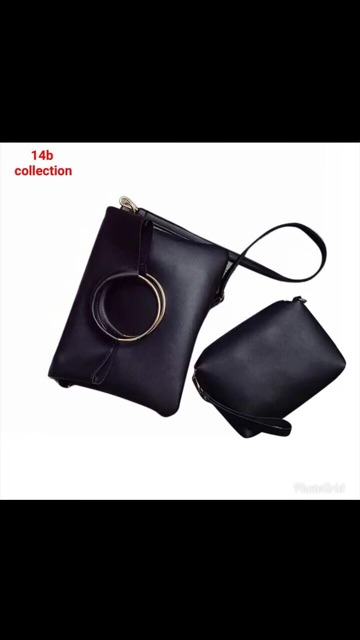 Tas Satu Set Cluthes Ring O Free Pouch Bisa selempang Multifungsi