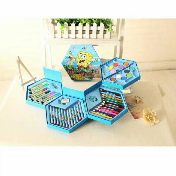 

[PROMO CLF45] CRAYON SET 46 IN 1 SEGI ENAM 4 SUSUN KARAKTER KARTUN LENGKAP Terlaris