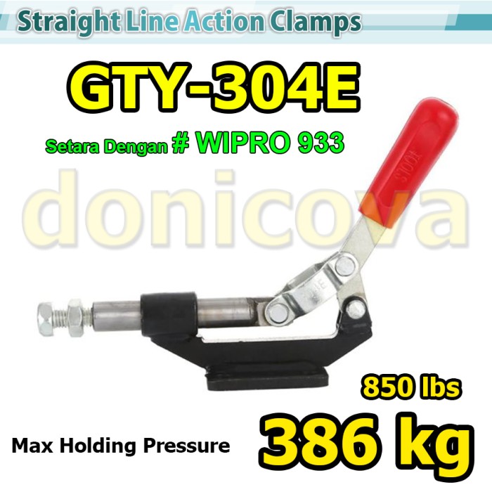 Toggle Clamp Vertical GH 304E GTY 304 E setara WIPRO 933 386kg