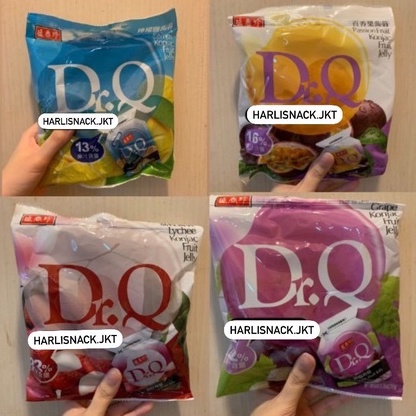 

DR. Q TRIKO KONJAC FRUIT JELLY GRAPE / LEMON / PASSION FRUIT / LYCHEE - TAIWAN