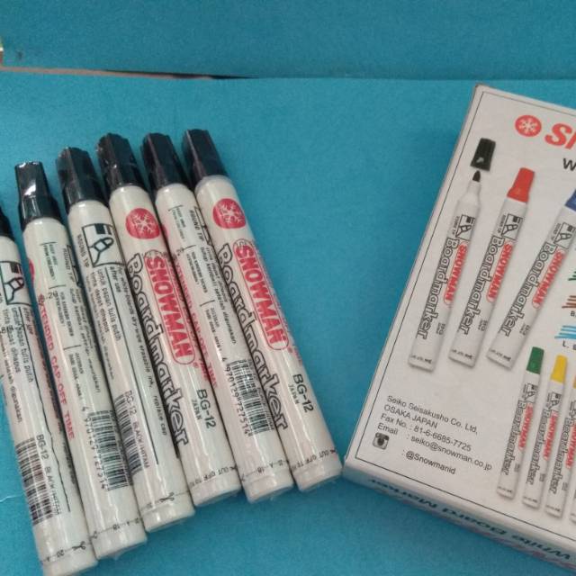 

Spidol snowman white Board marker
