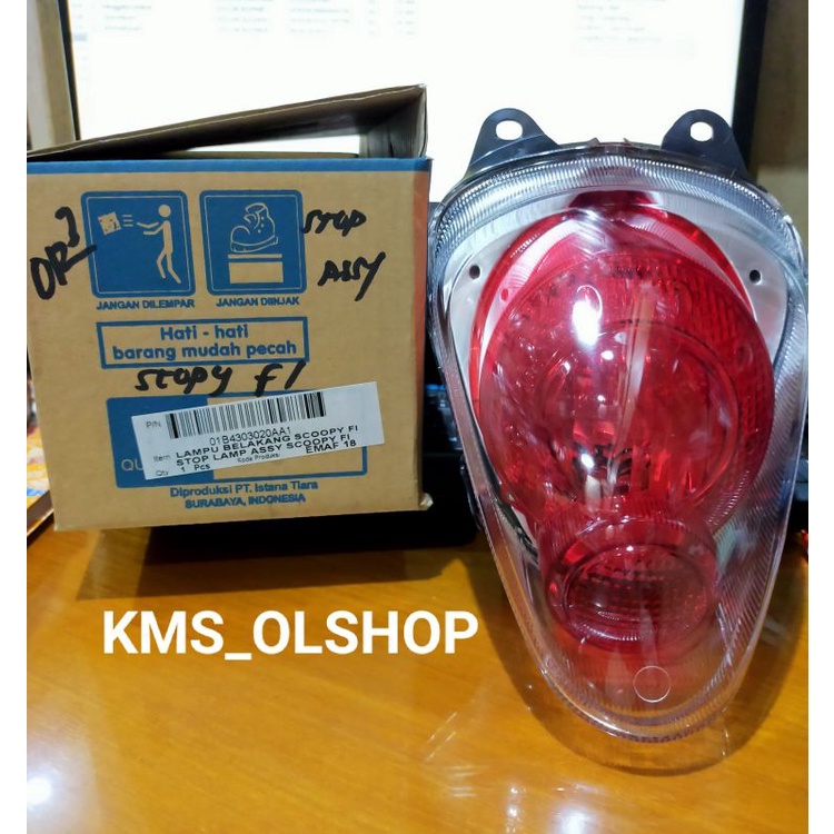 Stop Assy Scoooy Fi / Lampu Stop Belakang Scoopy Fi / Stop Lampu Assy scoopy Fi merk Win