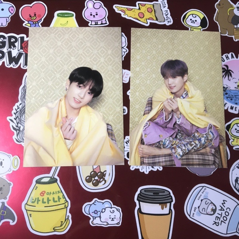 Jungkook Taehyung NYEL Postcard BTS