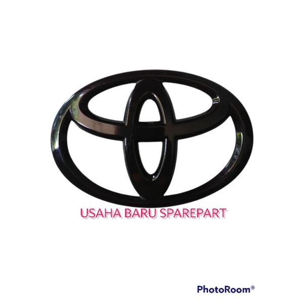 Emblem logo depan toyota innova reborn logo grill depan toyota innova hitam doff