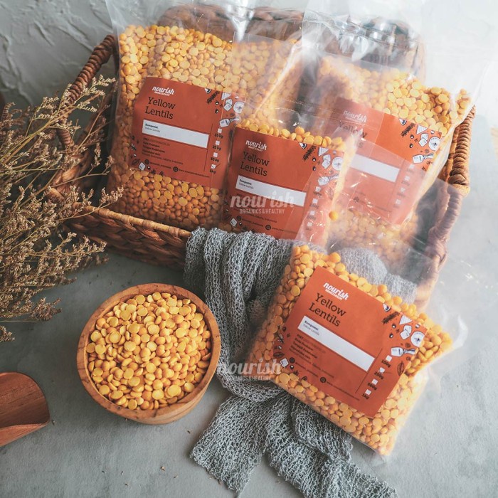 

10cscss Yellow Lentil 500 Gr Dscscv