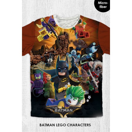 Kaos Anak & Dewasa The Lego Batman Movie - Batman Lego Characters