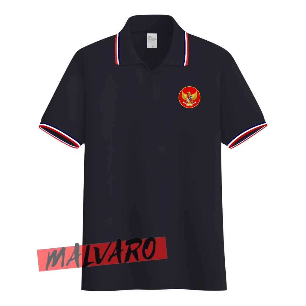 MALVARO Polo Shirt / Polo List / Kaos Kerah Pria / Kaos Polo / Tshirt Pria N-13 (CL)