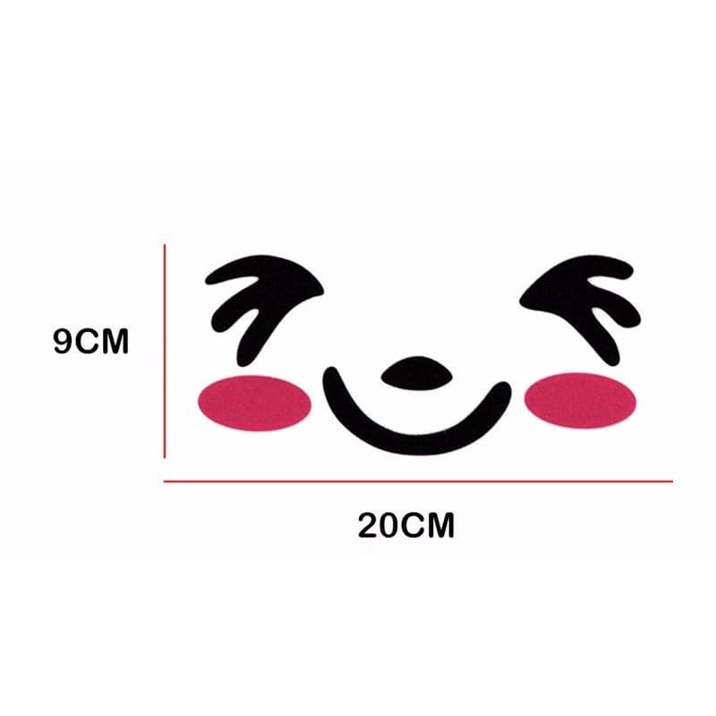 Toilet Sticker - Stiker Toilet Motif Cute Face