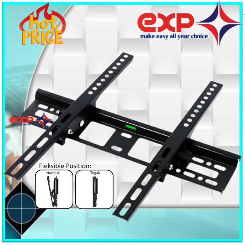 Garansi COCOK!! Bracket TV TCL 42&quot; s/d 55&quot; Waterpas adjustable position