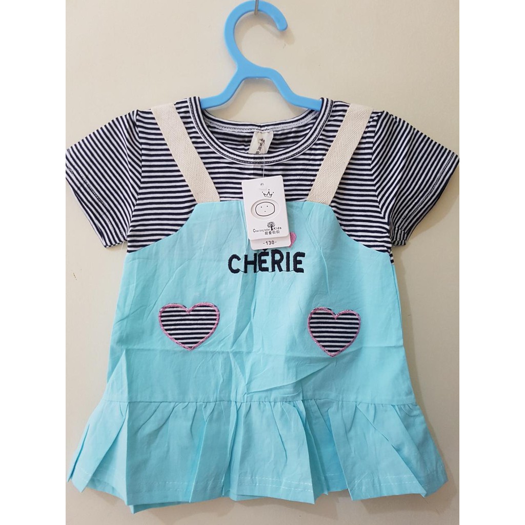 Baju Anak Perempuan Motif Garis / Dress Anak Perempuan Motif Garis/Salur
