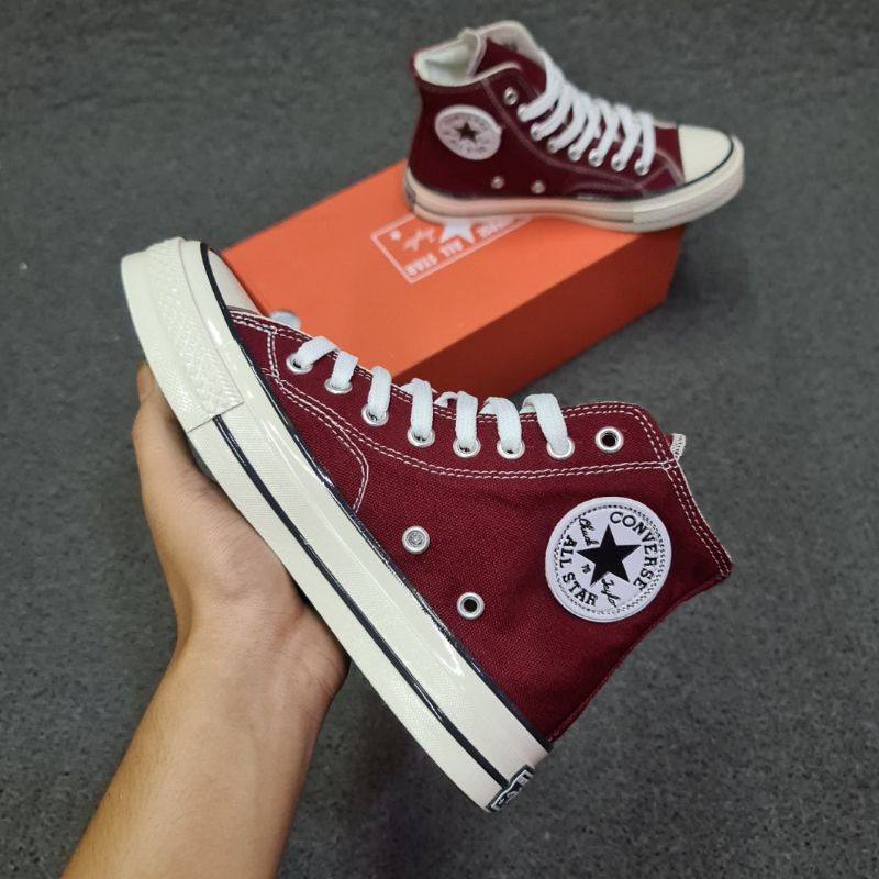 SEPATU CONVERSE 70S RED MAROON SERIES PREMIUM HIGH QUALITY