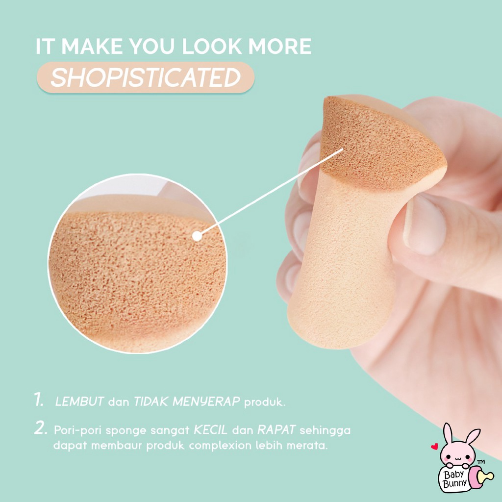 ❤ BELIA ❤ Glam Fix Puff Camelia | Fix Summer Pocket Professional Powder Sponge Glamfix Y.O.U Makeups