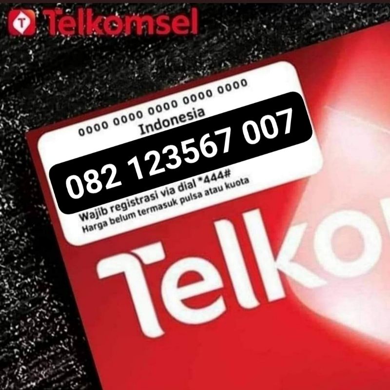 Nomor Cantik Telkomsel Simpati Seri James Bond 007 4G LTE 082 123567007