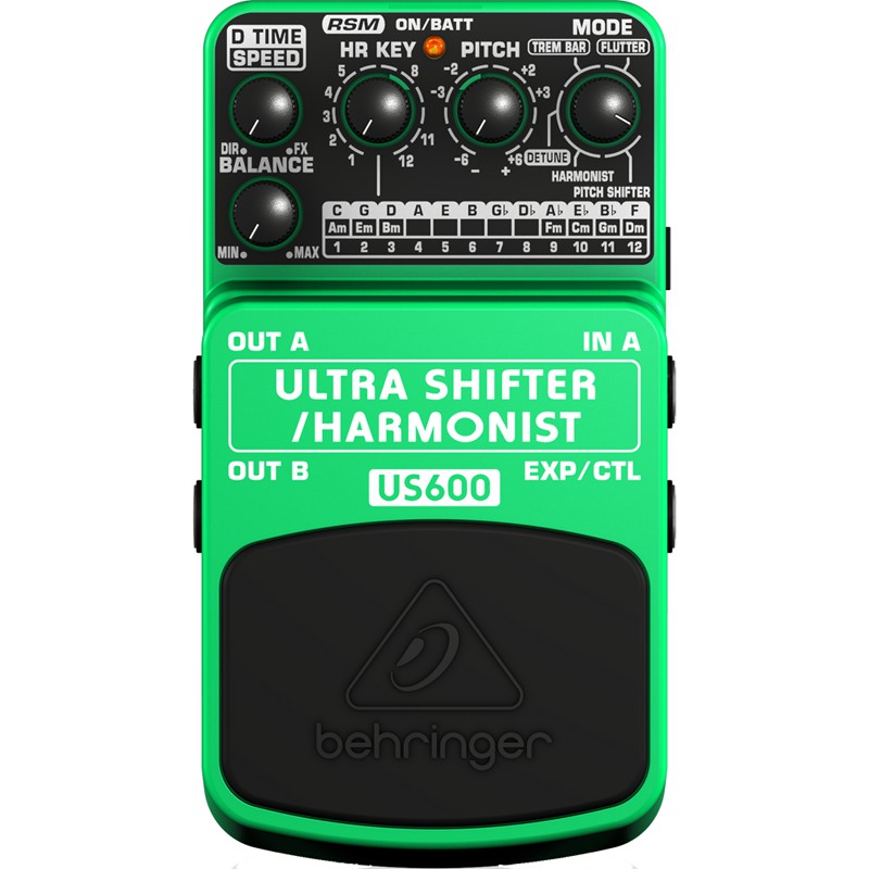 Gitar Efek Behringer US600 Ultimate Pitch Shifter/Harmonist Pedal