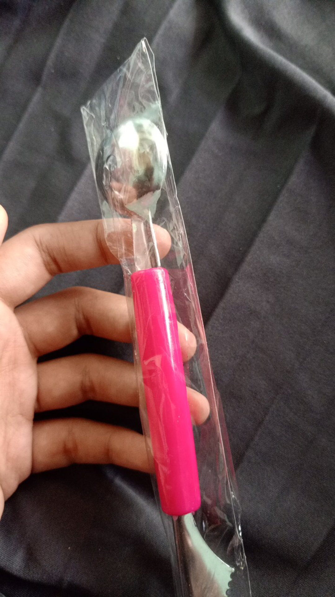 Am716 Pisau Ukir Hias Buah Bulat 2 Sisi / Stainless Steel Fruits Carve Knife