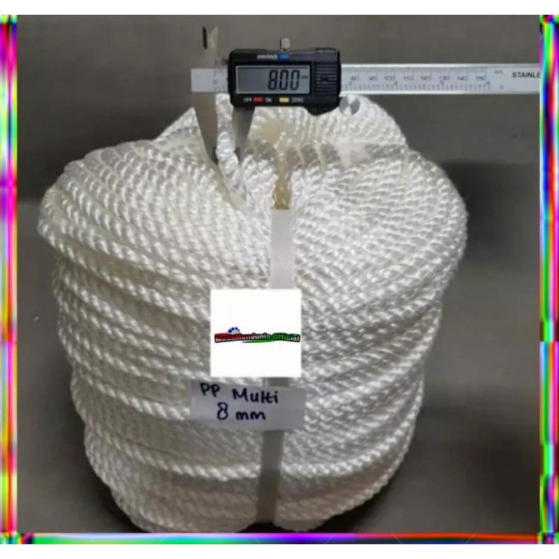 Tali tambang nilon 8mm meteran