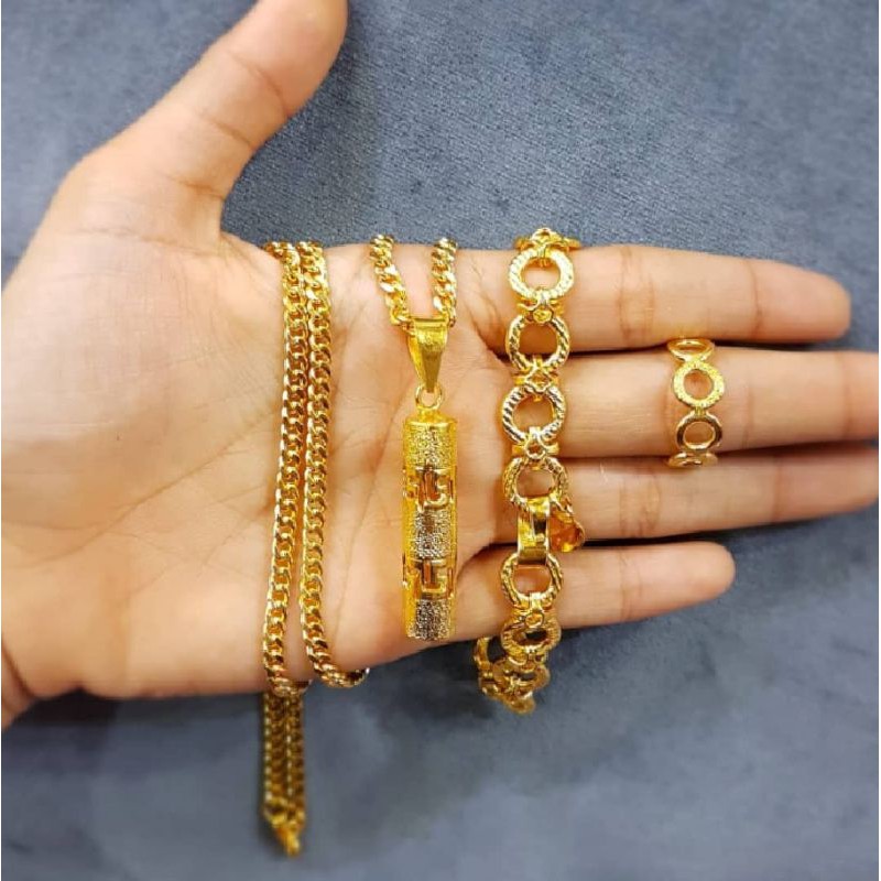 set gold emas penang