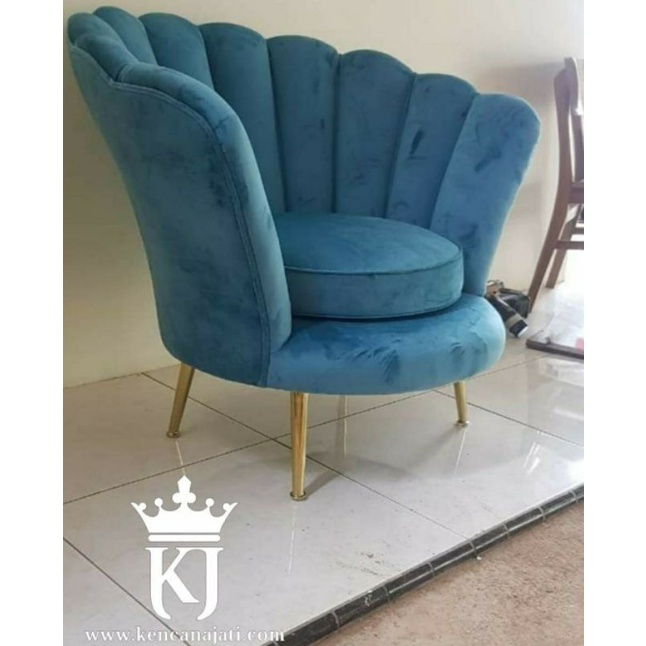 Kursi Sofa Kerang Single