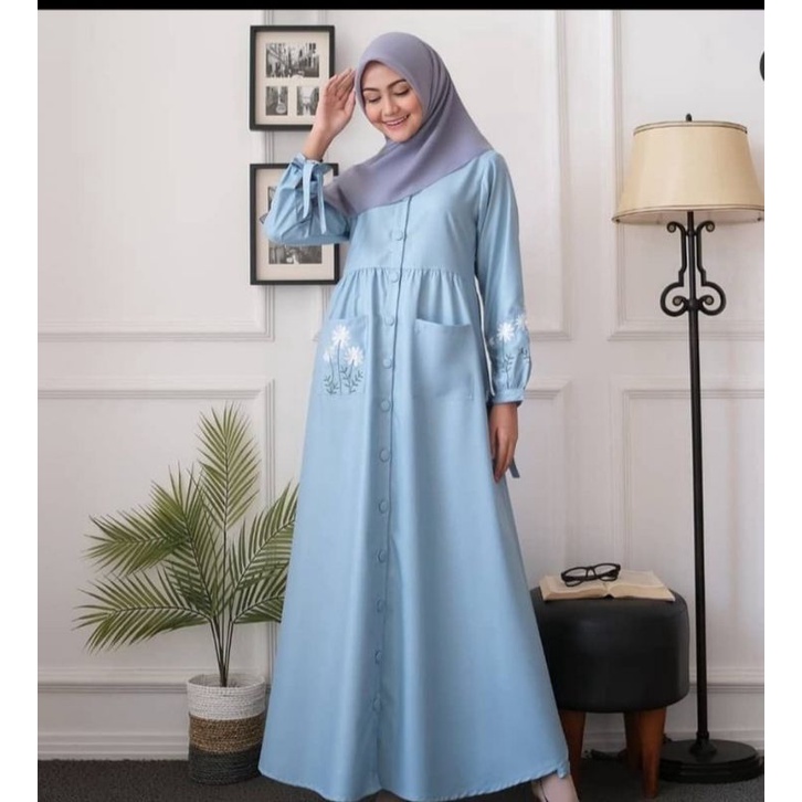 Gamis bordir Gamis toyobo gamis jumbo gamis panjang 140