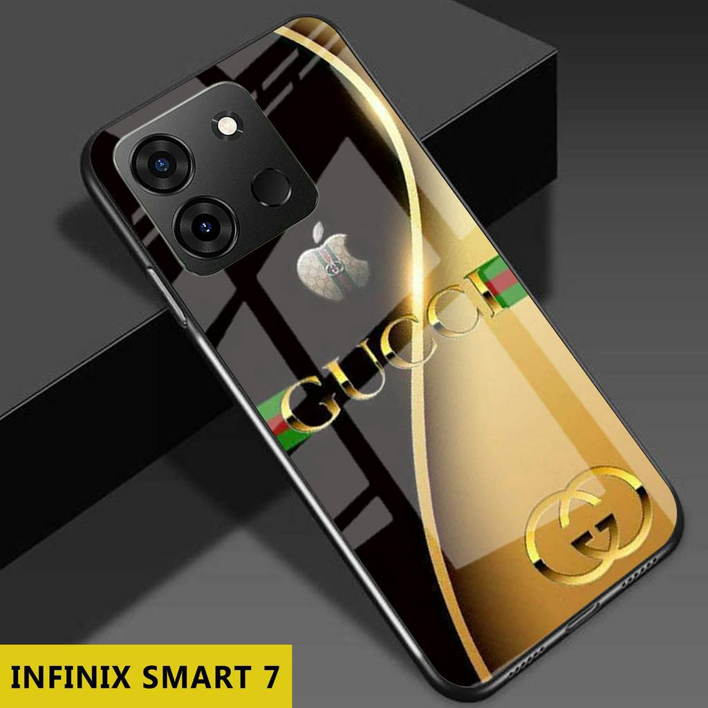 [A07] SoftCase Glass Kaca Kilau INFINIX SMART 7 - Softcase Kaca INFINIX SMART 7 - Casing Handphone INFINIX SMART 7- Case Hp INFINIX SMART 7