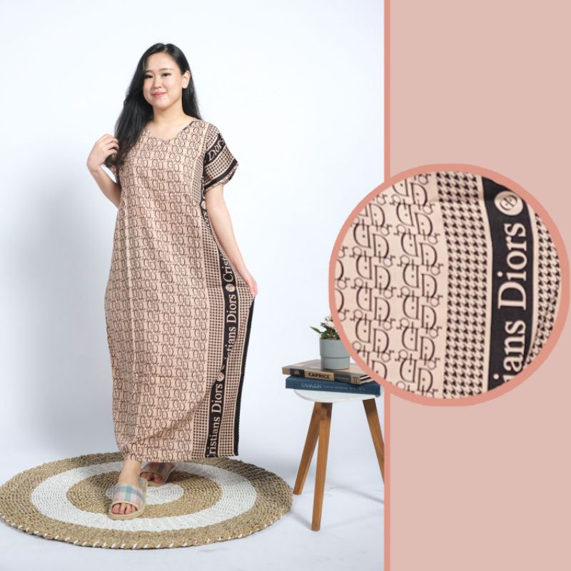 daster bali habel verell panjang semata kaki rayon premium baju tidur murah-K50