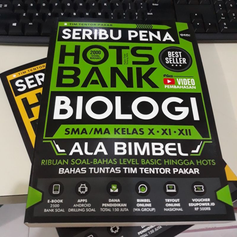 PAKET SOAL SMA ALA BIMBEL /  SERIBU PENA HOTS BANK MATEMATIKA,KIMIA,FISIKA,BIOLOGI SMA/MA-5
