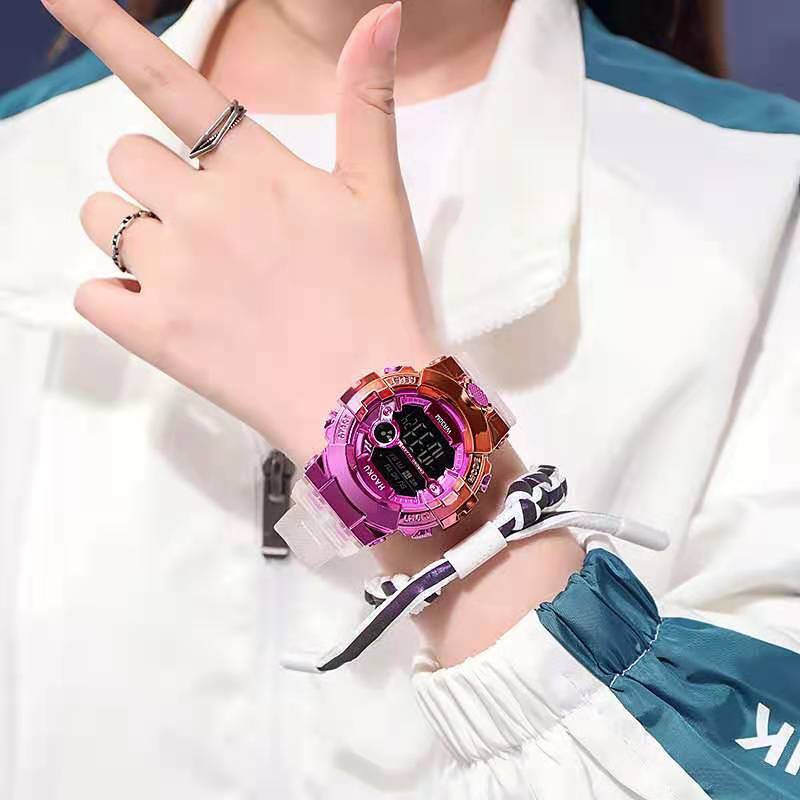 Jam Tangan Wanita Dan Pria Sport Digital Transparan Casual Fashion / Jam Tangan Digital Import