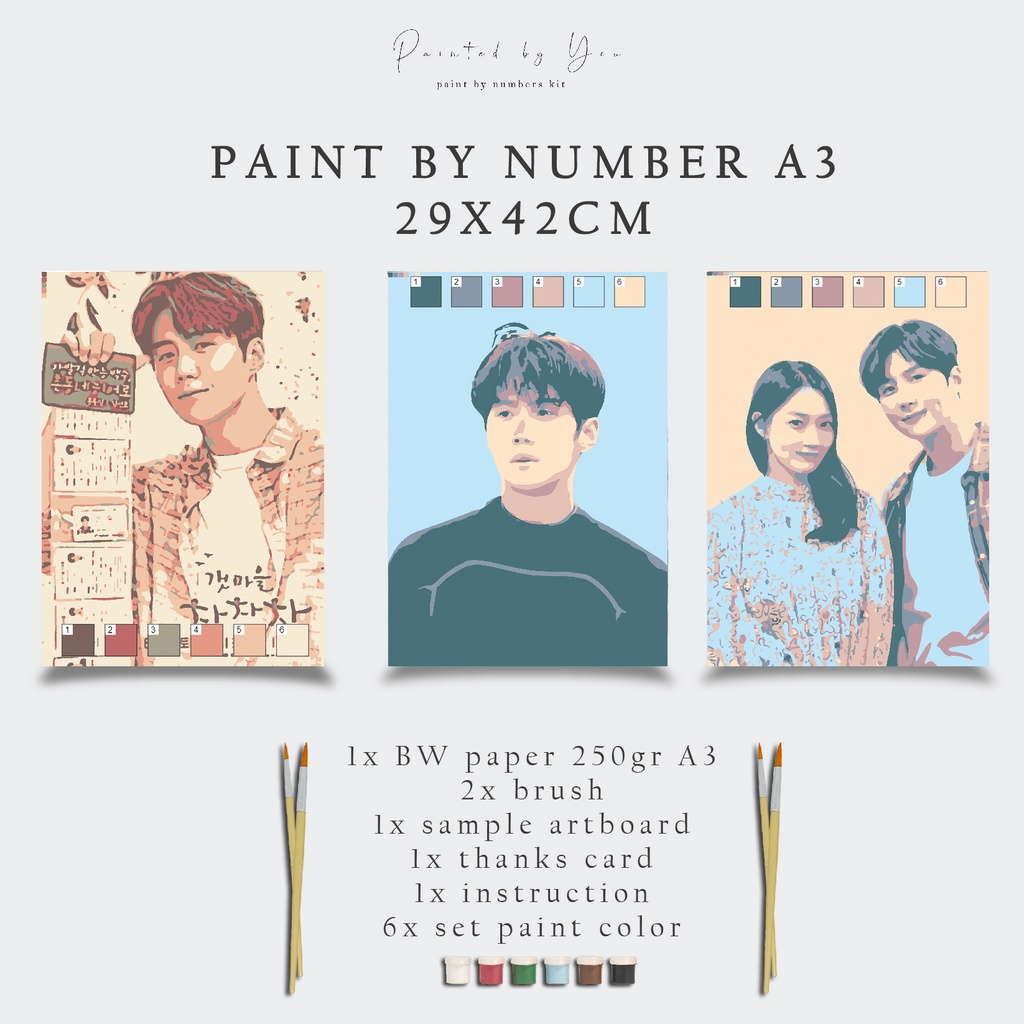 

Paint By Number Kit A3, Hometown cha-cha