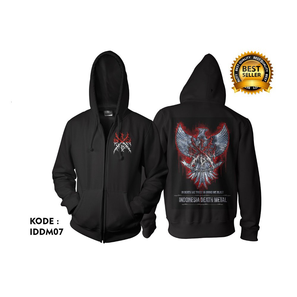 (LAGI PROMO AGUSTUS) Jaket indonesia death metal-zipper indonesia death metal-hoodie zipper