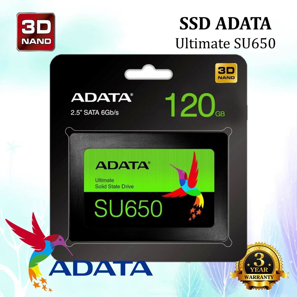 ADATA SSD SU650 SATA 2.5 INCH 120GB 240GB 480GB 960GB