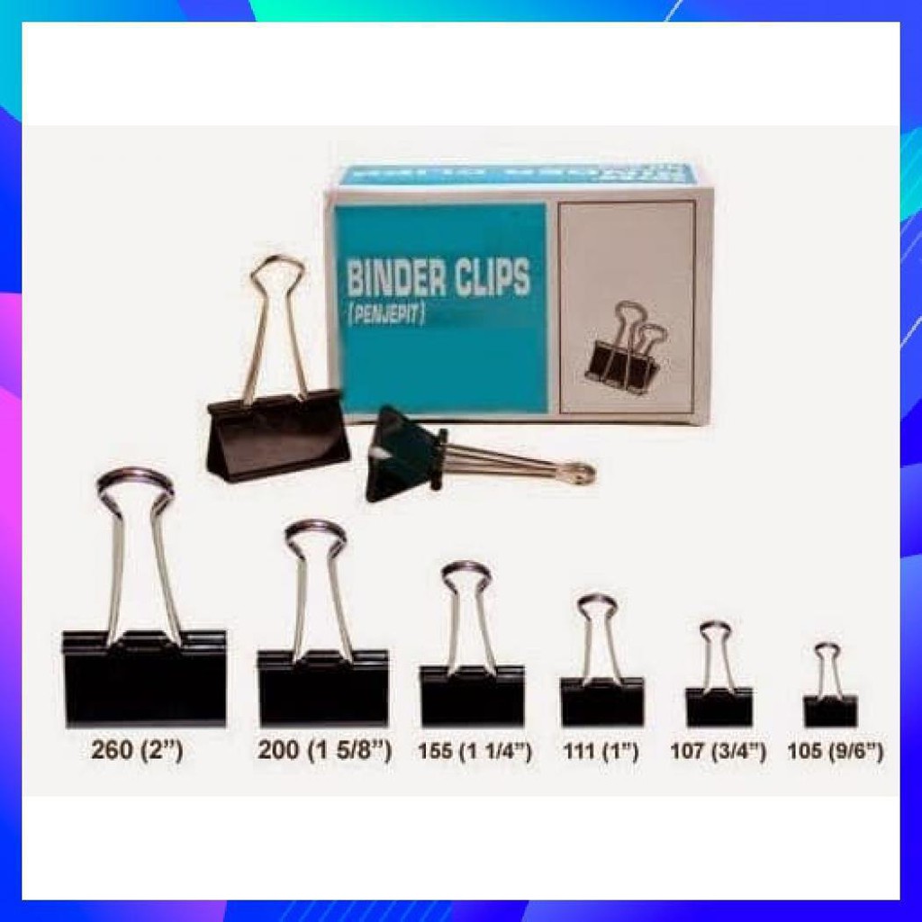 

Klip Binder Clips 260 (Ukuran Paling Besar