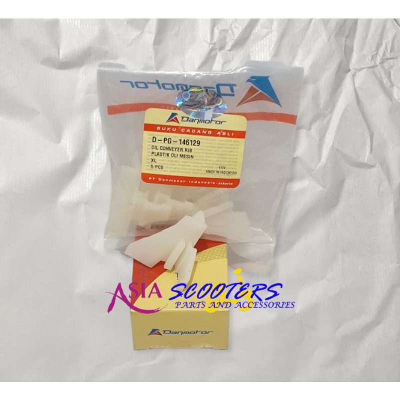Plastik Pesawat Sirip Oli Mesin Vespa Excel Danmotor