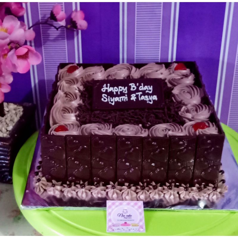

kue tart pagar coklat