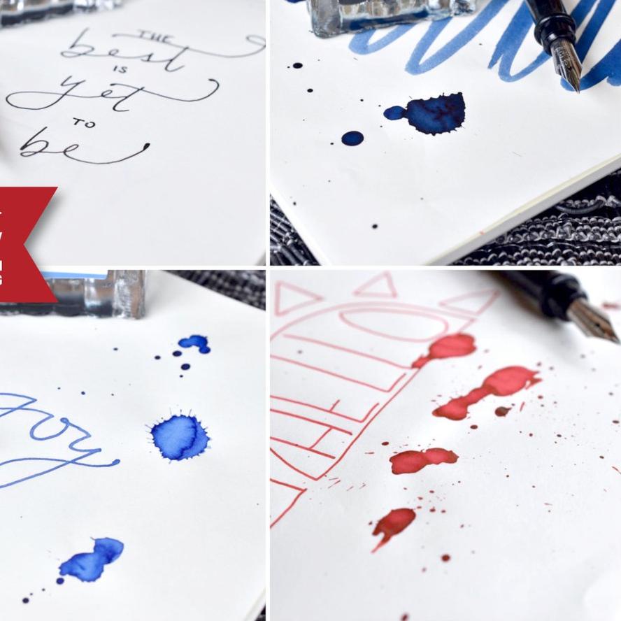 

Update! JINHAO 5001 Fountain Pen Ink 30 / 50ML Bottle Tinta Fountain Pen Water Resistant Aman Untuk Pen