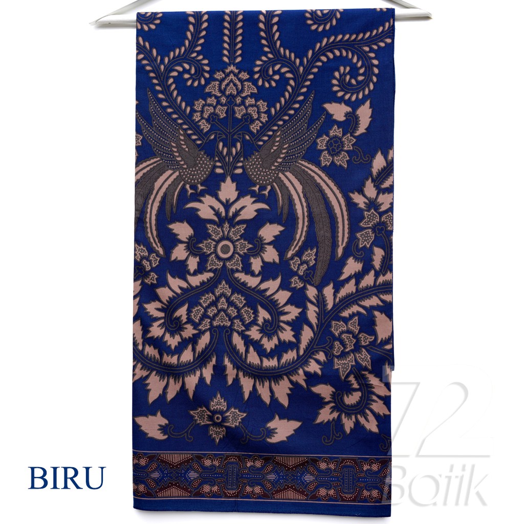 KAIN BATIK PREMIUM Bahan Katun Motif Burung Cokrominoto Warna Hitam Item Black 724119 Cap 72 Jarik Jarit Samping Kebat Panjang Batik Katun Modern Premium Bahan Seragam Batik Pernikahan Kantor Keluarga Murah Kamen Jadi Batik Bali Lembaran