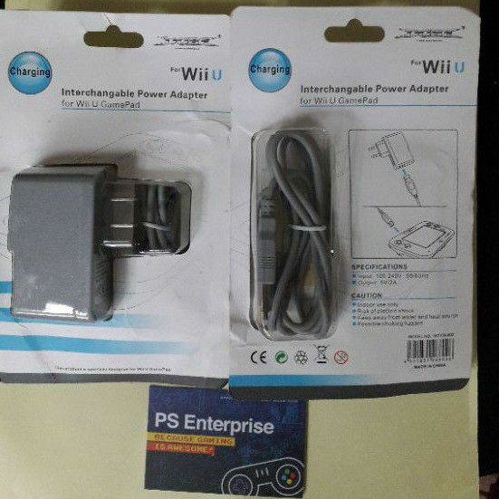 Dobe charging interchangable Power adapter fow nintendo wii u game pad