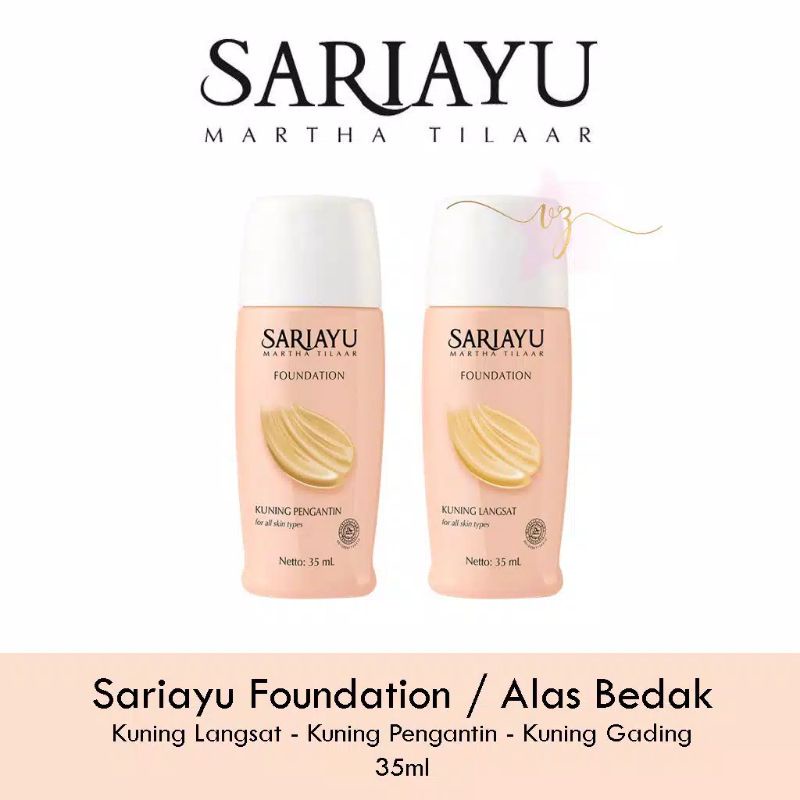 Sariayu Liquid Foundation (Alas Bedak) 35 ml