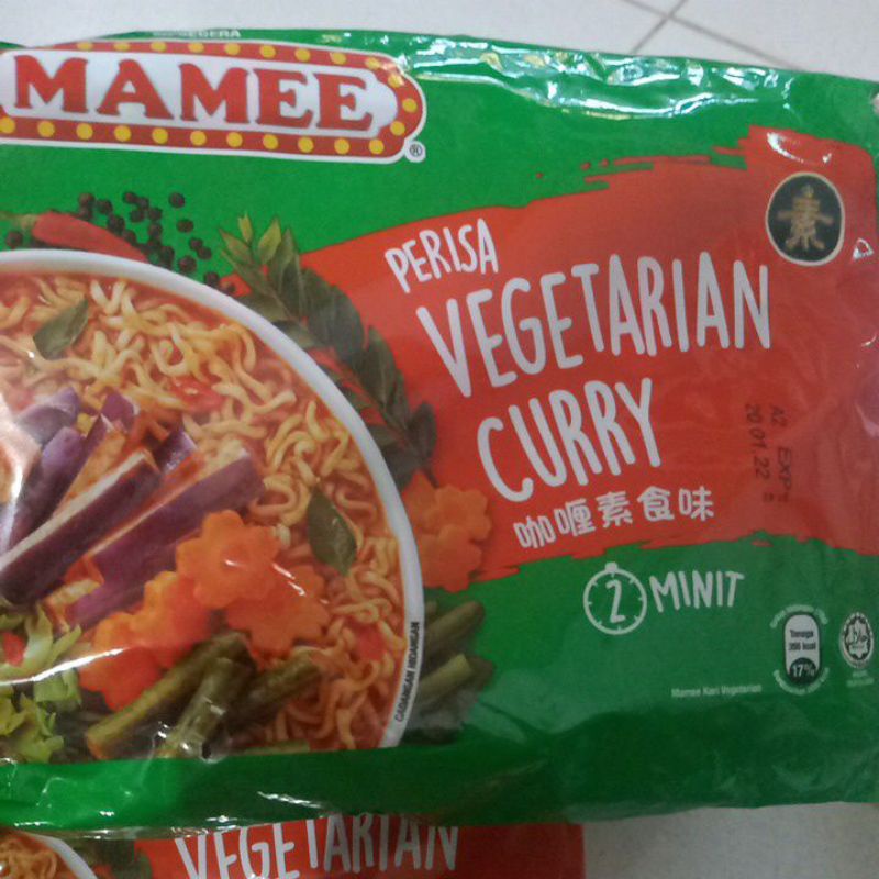 

MAMEE MIE VEGE MI VEGETARIAN PACK,VEGETARIAN CURRY KARI HALAL