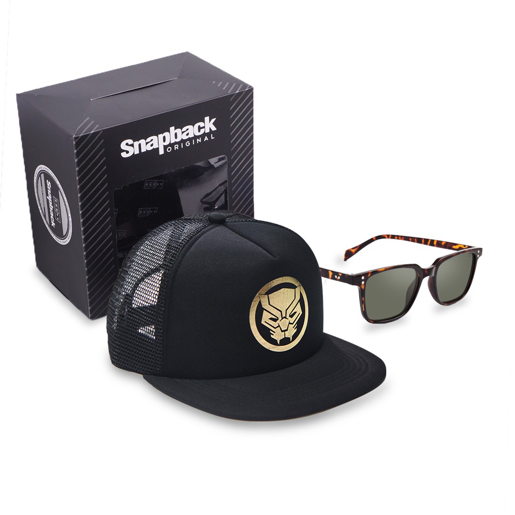 HSF EYEWEAR x SNAPBACK x Gading Marten Casual Wear Collection - Kacamata Hitam dan Topi Trucker
